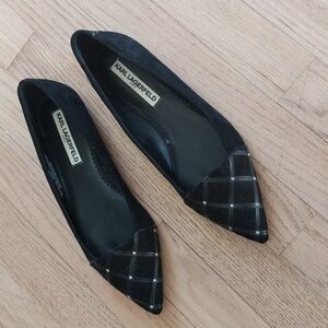 Karl Lagerfeld suede flats